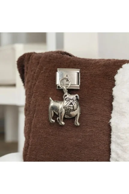 Stainles Steel İtalyan Köpek Detaylı Charm