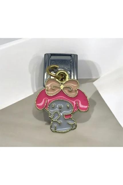 Stainles Steel İtalyan Melody Detaylı Çelik Charm