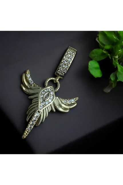 Stainles steel Zirkon Taşlı Anka Kuşu Detaylı Ajda Charm